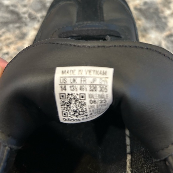 Adidas Classic Black Samba Men’s size 14 - Picture 4 of 7